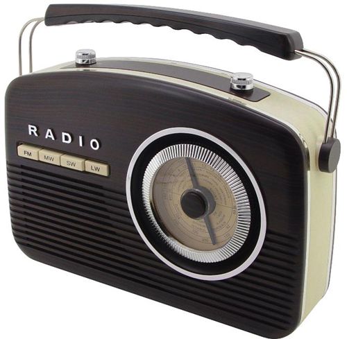 Radio de estilo Retro 4 Bandas Soundmaster Red/ Plias Elta Soundmaster TR60 con Sintonización Analógica