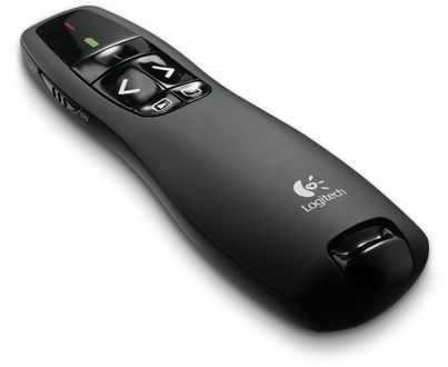 Logitech Wireless Presenter R400 910-001356, Los prácticos controles de este presentador inalámbrico le ayudarán a explicarse y dar en el punto justo.