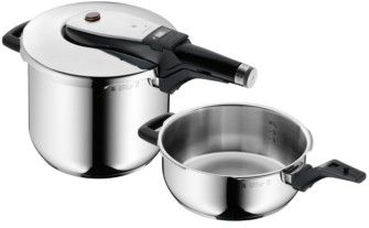 SET Perfect Ultra dos ollas de WMF, olla rápida de 6,5l y cuerpo de olla de 3l