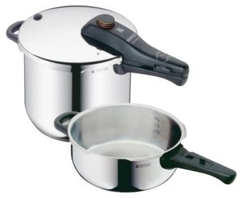 SET Perfect dos ollas de WMF, olla rápida de 6,5l y cuerpo de olla de 3l