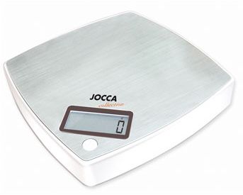 BASCULA COCINA CUADRADA EN ACERO INOXIDABLE de JOCCA