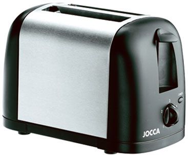 TOSTADOR ELECTRICO NEGRO/PLATA de JOCCA