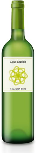 Vino blanco Sauvignon Blanc de Bodegas Casa Gualda, seco, crianza 2009, D.O. Ribera del Júcar, caja de 6 botellas de 0,75 cl