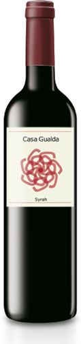 Vino tinto Shyrah de Bodegas Casa Gualda, joven 2008, D.O. Ribera del Júcar, caja de 6 botellas de 0,75 cl