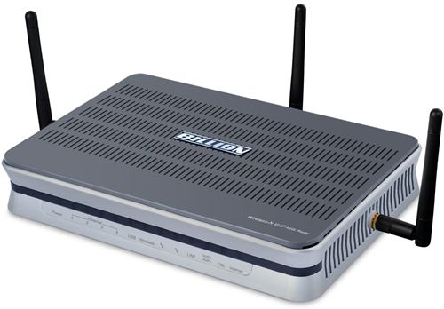 Router Dual WAN VoIP 3G-ADSL2+ Billion BiPAC 7404VNOX - ADSL2+ - 3G UMTS/HSPA (USB) - Autofailover - Wan backup - WIFI-N 300Mbps - QoS - Firewall - VoIP 2xFXS + 1xFXO - 16xVPN - Gigabit Ethernet