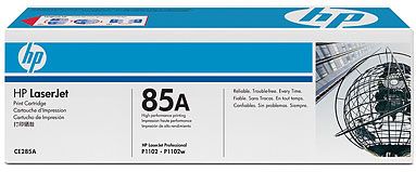 CE285A - Cartucho de Impresión NEGRO HP 85A con Tecnología de Impresión Smart para HP LaserJet (rendimiento aproximado de 1600 páginas)