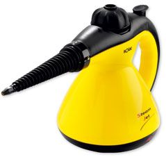 LIMPIADORA A VAPOR SOLAC "STEAM JET H011".1200W, LISTA EN 3MINUTOS, GRAN CAPACIDAD (350CC), PRESIÓN 3 BARES, 27 g/min DE VAPOR, CABLE EXTRALARGO (5M) YCON 9 ACCESORIOS.