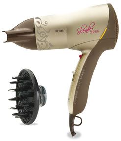 SECADOR DE PELO CON DIFUSOR SOLAC SLENDER IONIC CERAMIC Mod SH7095 CON TECNOLOGÍA SILENT Y 2200W DE POTENCIA.Super ion technology: ionizador súper potente, cabello sin electricidad estática.