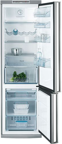Frigorífico AEG S-75388-KG2 Combi de 2,01 metros de alto, de construcción completa en Inox, Display digital de temperatura y disponible tambien en otro tamaño,cooler de tipo Dual Control No-Frost