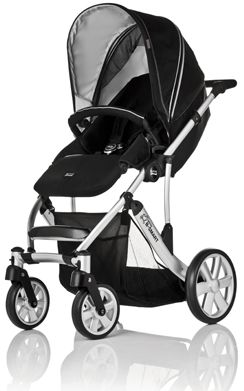 Cochecito de paseo B-SMART de Britax, NEON BLACK 2010, peso 11,7 kg,reversible, muy manejable y ligero, plegado simple y compacto con cierre automático, INCLUYE CAPAZO NEON BLACK