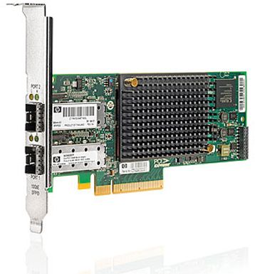 581201-B21 - Tarjeta de red HP NC550SFP PCI Express Dual Port 10 Gigabit Server Adapter - Adaptador HP NC550SFP PCIe x8 10Gb Ethernet - 2 puertos - Cobre y Fibra - Para servidores HP