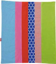 Colcha de Terciopelo Basic Multicolor para Cuna de 140 x 70 cm o 130 x 80 cm de Sal de Cocó. Ideal para el entretiempo.
