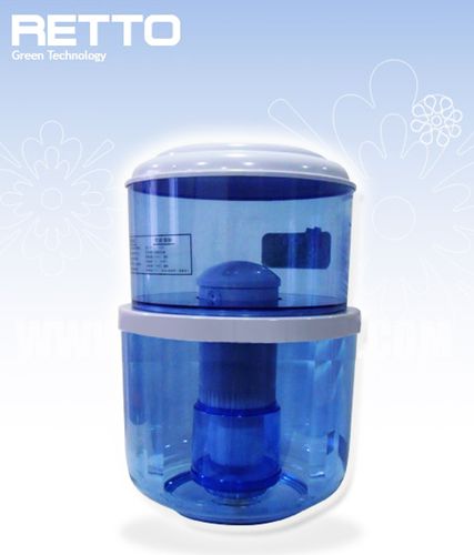 Deposito de agua de 10 Litros con tapa superior y filtro cerámico para dispensadores de agua. HOBBY