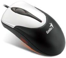 RATÓN GENIUS NS 310X. Un ratón óptico con 800 dpi de resolución de tres botones adaptado para el uso con ambas manos.