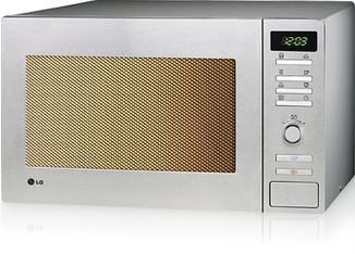 MICROONDAS CON GRILL LG ACERO INOXIDABLE 19L -MH5887UT