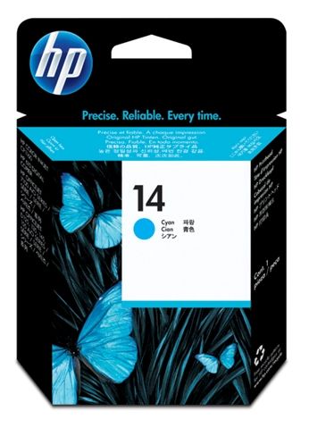 C4921A - Cabezal de impresión CIAN HP 14 - imprime aproximadamente 30.000 páginas calculado a partir de una cobertura media del 5%