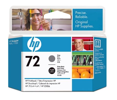C9380A - Cabezal de impresión NEGRO FOTOGRÁFICO y GRIS HP 72 para impresoras HP Designjet T610 y T1100