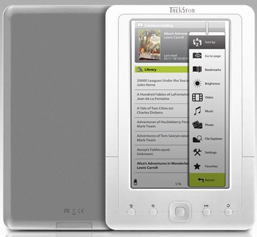 Libro Multimedia e-book Player 5 M 5" con reprodución de videos