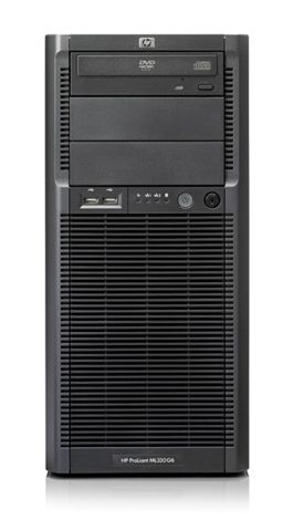 Servidor HP ProLiant ML330 G6 (504056-421) · Torre · Intel® Xeon® E5506 (2.13 GHz) 1P · 4 GB (2 x 2 GB) RDIMM · Hot-Plug 4 LFF · NC326i 2P Gigabit · P410i-Zero memory · 460W · DVD-ROM