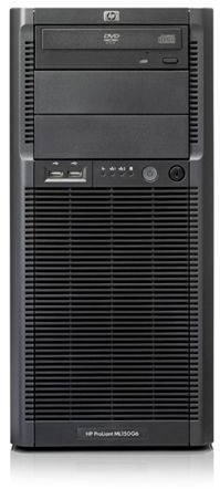 Servidor HP ProLiant ML150 G6 (466133-421) · Torre · Intel® Xeon® E5520 (2.26 GHz) 1P · 4 GB (2 x 2 GB) UDIMM · Hot-Plug 4 LFF hasta 8 · NC107i 1P Gigabit · P410i-256 · 460W · DVD-ROM
