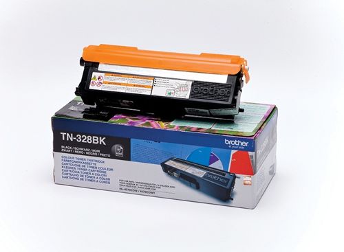 Toner Brother TN328BK - Cartucho de toner - 1 x negro - 6000 páginas