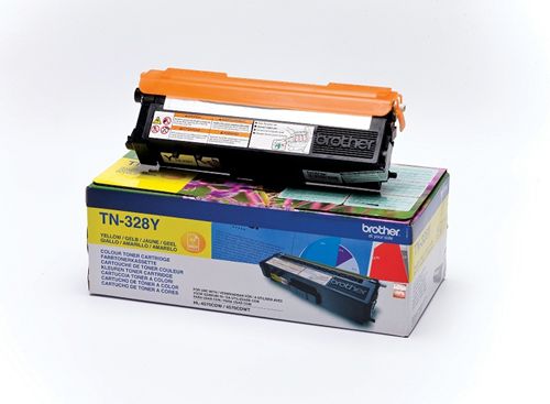 Toner Brother TN328Y - Cartucho de toner - 1 x amarillo - 6000 páginas