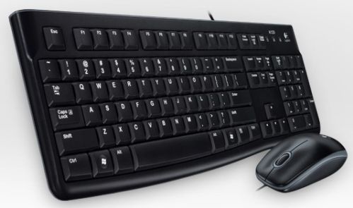 Logitech Teclado y Ratón Desktop MK120 - Teclado - USB - ratón - Español