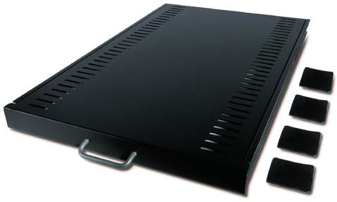 APC AR8123BLK - Sliding Shelf 100lbs/45.5kg Black // Racks and Accessories · Mounting Hardware