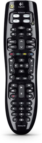 Mando a distancia Universal Logitech Harmony® 300i Remote 915-000153 compatibilidad con mas de 5.000 marcas