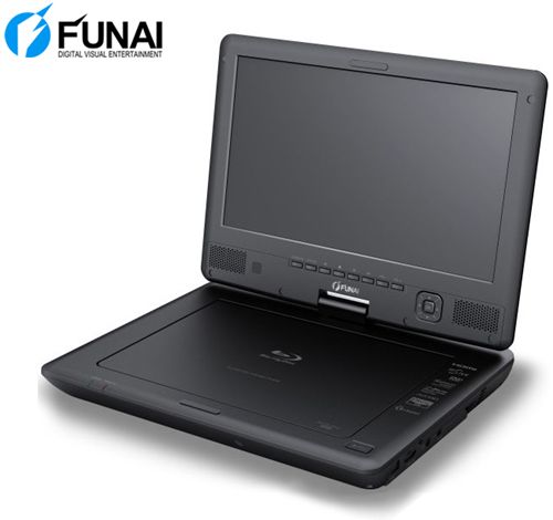 LECTOR BLU RAY PORTATIL CON PANTALLA LCD 10,1" GIRATORIA FUNAI PB1-M200