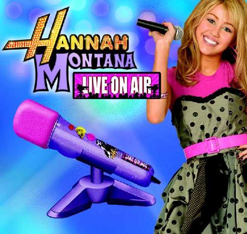 Bizak Micrófono de Hannah Montana, ¡Realmente actúas en directo para tus fans!