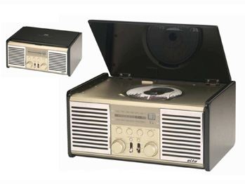 Retro- Design Stereo Radio mit CD- Player
