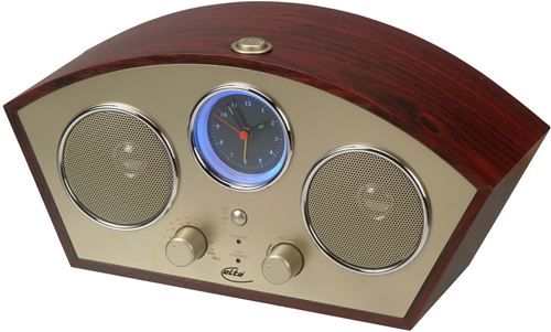 Radio Estereo de Diseño Elta con Reloj