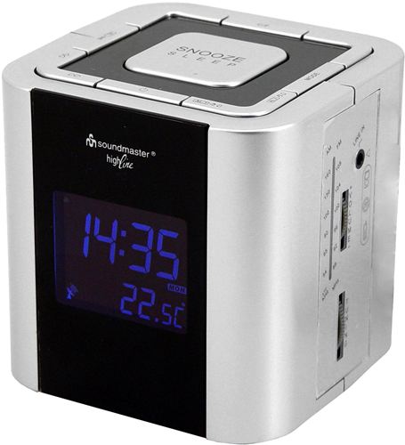 Radio Reloj Soundmaster con ajuste por Radiofrecuencia