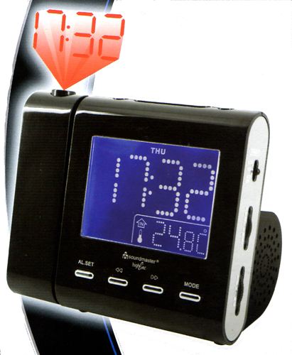 Radio reloj Soundmaster con Proyector / Radio AM/FM