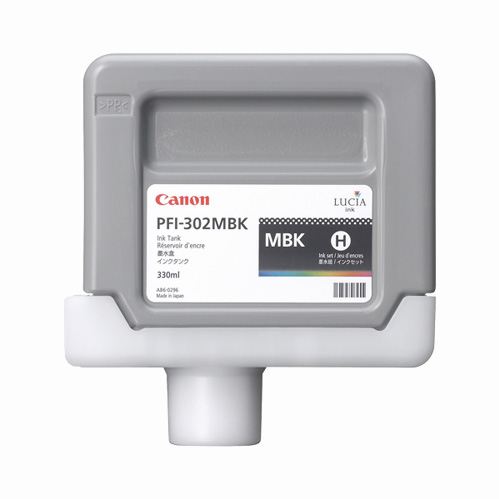 Canon PFI 302 MBK - Depósito de tinta - 1 x negro mate pigmentado
