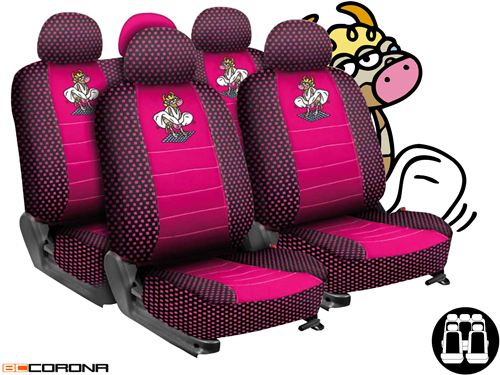 Kukuxumusu Pepita. Juego completo de fundas para asientos BCCORONA