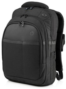 Mochila HP Business Nylon Backpack (BP849ET) en nylon negro con protección para portátil por espuma de alta densidad