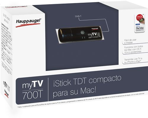 Sintonizadora Hauppauge myTV-700T - ¡Vea, Chatee, Grabe la TDT en su Mac, Ya!