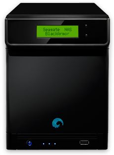 Servidor de almacenamiento de red Seagate BlackArmor® NAS 400 de 0 TB con 4 bahías SATA (sin discos) / Ref: STAR400