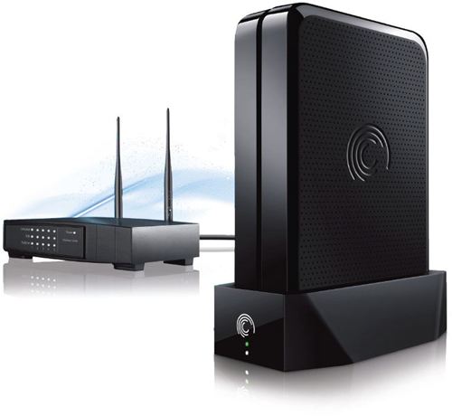 Disco duro de red Seagate FreeAgent® GoFlex™ Home - 3 TB - Black Gigabit Ethernet - Externo - Incluye base de red y unidad de disco duro / Ref: STAM3000200