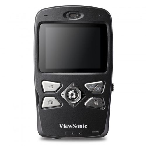 ¡ PHASE OUT ! Videocámara 3D 3DV5 ViewSonic con pantalla LCD 2.4", 2D/3D, Multimedia, Cámara 5Mpx, Vídeo HD 720p 30f, Zoom digital 4x, 128MB Flash, slot microSD 32GB, HDMI, USB 2.0 ¡ 120 gramos !