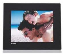 Philips - Marco para fotografía digital 10.4" - Flash 512 MB - Resolución 800 x 600 SPF5010/10 Color negro