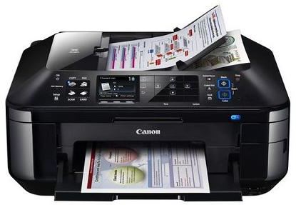 Impresora Multifunción Inyección de Tinta Canon PIXMA MX 885,equipo Todo en Uno con fax, Wi-Fi y Ethernet