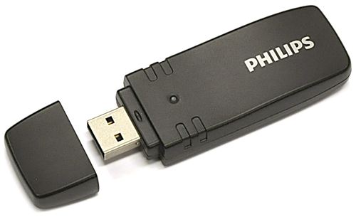 Adaptador USB inalámbrico para televisores Philips* PTA01/00. Amplia conectividad inalámbrica en tu televisor.