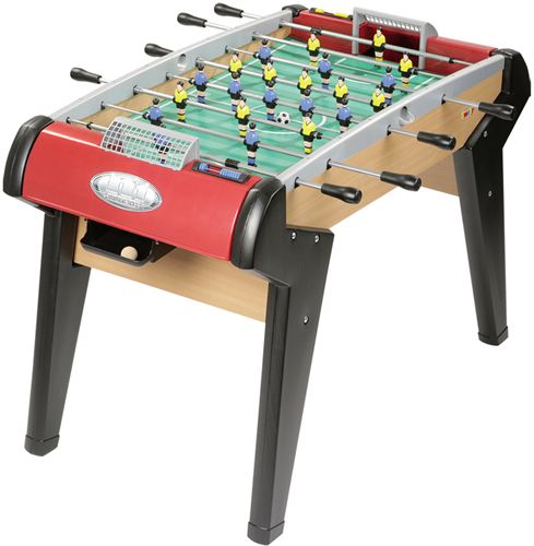 Futbolín Nº 1 Evolution de Smoby, el número uno de los futbolines para adultos y jóvenes, diversión para toda la familia