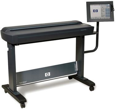 HP CQ654A - HP DesignJet HD Scanner - Escáner para rollos - rollo 106.7 cm - 600 ppp x 600 ppp - 10Base-T/100Base-TX/1000Base-T / USB 2.0