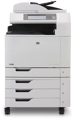 HP Q3939A - HP Color LaserJet CM6040f MFP - Multifunción (fax / copiadora / impresora / escáner) - color - A3 - laser - 40 ppm - 2100 hojas - USB 2.0, 1000 Base-T, host USB