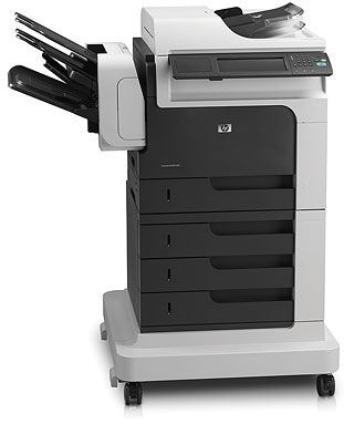 HP CE504A - HP LaserJet Enterprise M4555fskm MFP - Multifunción (fax / copiadora / impresora / escáner) - B/N - laser - 52 ppm - 2100 hojas - USB 2.0, 1000 Base-T, host USB