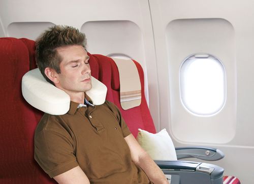 Almohada ergonomica viscoelastica confort plus nuke Lanaform LA080300. Adopta la forma de la cabeza y la parte posterior del cuello.